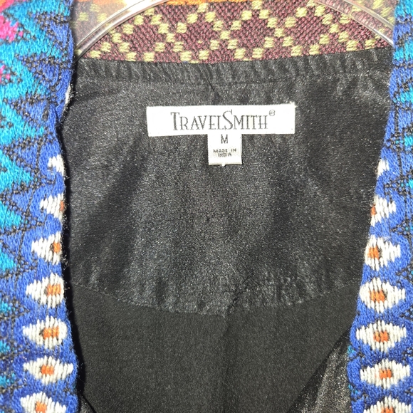 TravelSmith Geometric Pattern Blazer Womens Size Medium - Picture 2 of 8